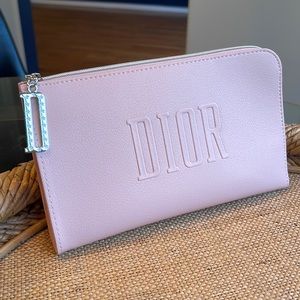 Authentic Dior pink flat pouch
